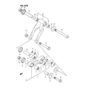CUSHION LEVER (MODEL P/R/S)