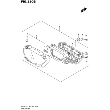 SPEEDOMETER (GSX-S750L8 E33)