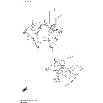 SIDE COWLING (GSX-R1000A)