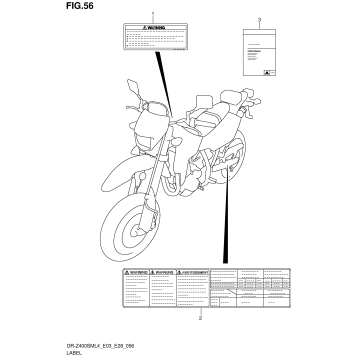 LABEL (DR-Z400SML4 E28)
