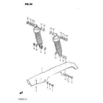 CHAIN CASE - SHOCK ABSORBER