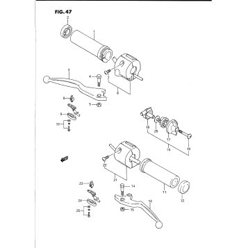 HANDLE SWITCH (MODEL H/J)