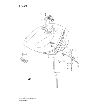 FUEL TANK (MODEL K7)