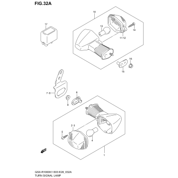 TURN SIGNAL LAMP (MODEL K2)