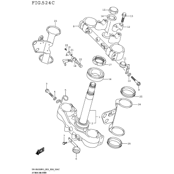 STEERING STEM (DR-Z400SM3 E33)