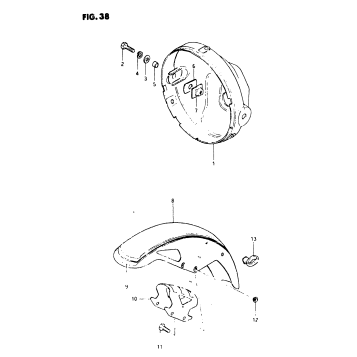 HEADLAMP HOUSING - FRONT FENDER