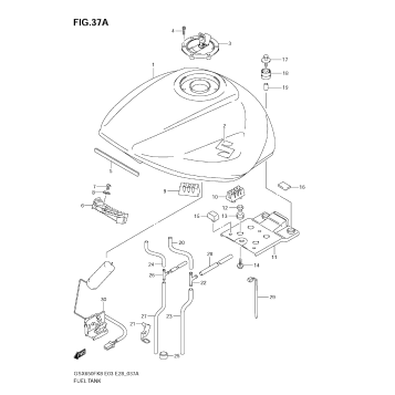 FUEL TANK (MODEL K9)