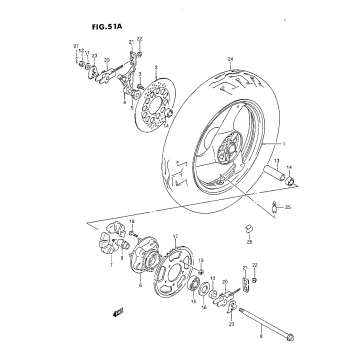 REAR WHEEL (K/L/M/N/P/R)