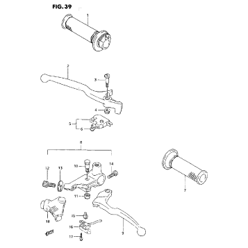 HANDLE LEVER (MODEL K)
