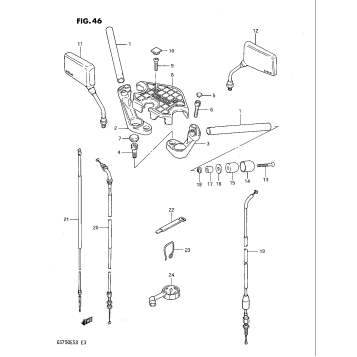 HANDLE BAR (GS750ESD)