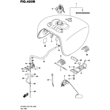 FUEL TANK (VZ1500L8 E28)