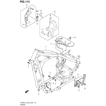 FRAME (VL800TL3 E03)