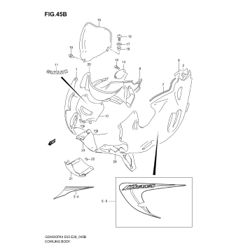 COWLING BODY (MODEL K6)