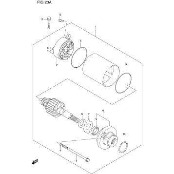 STARTING MOTOR (MODEL Y)