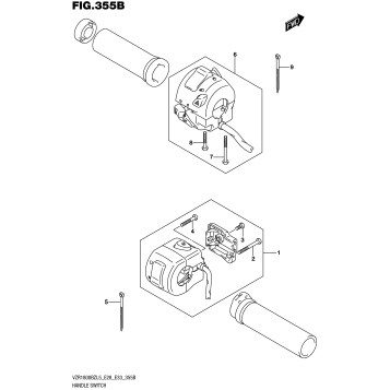 HANDLE SWITCH (VZR1800BZL5 E33)