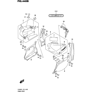 FRAME COVER (VL800T)