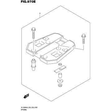 OPTIONAL (TOP CASE BRACKET SET)