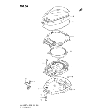 SPEEDOMETER (VL1500BTL3 E28)