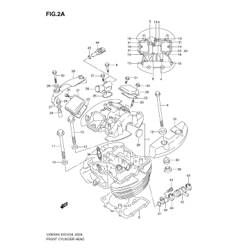 FRONT CYLINDER HEAD (MODEL K9)