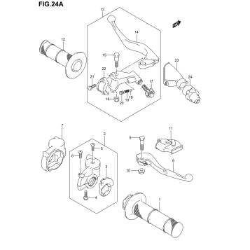 HANDLE LEVER (MODEL K4/K5/K6)