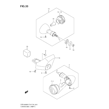 TURNSIGNAL LAMP (VZR1800K6/K7)