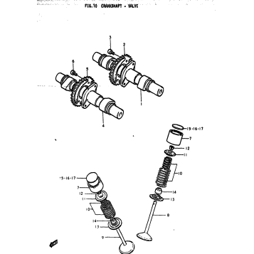 CAM SHAFT - VALVE
