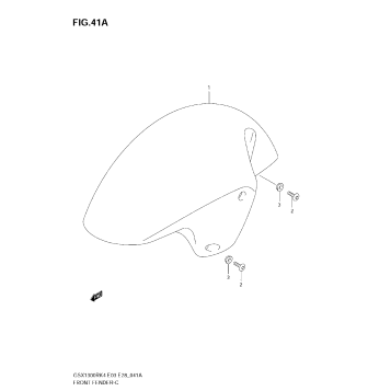 FRONT FENDER (MODEL K5/K6)