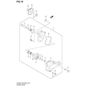 WATER PUMP (MODEL X/Y)