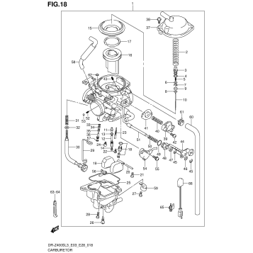 CARBURETOR (DR-Z400SL3 E33)