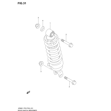 REAR SHOCK ABSORBER
