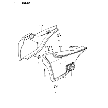FRAME COVER (GS750ET)