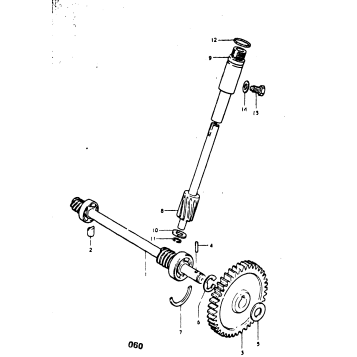 WATER PUMP DRIVE SHAFT