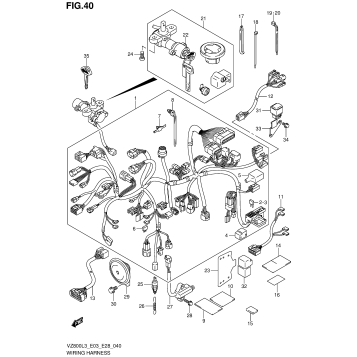 WIRING HARNESS (VZ800L3 E28)