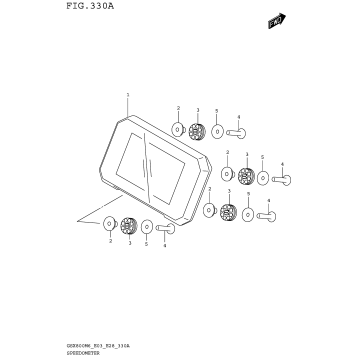 SPEEDOMETER (GSX800RQM6_E03)