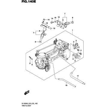 THROTTLE BODY (DL1000AL9 E28)