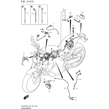 WIRING HARNESS (GSX800TTRQB)