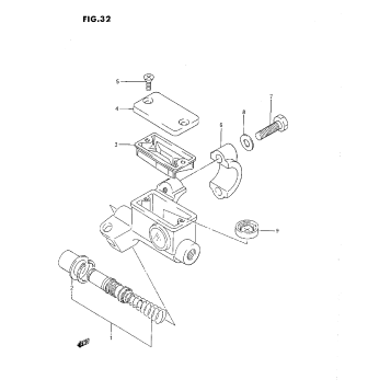 FRONT MASTER CYLINDER (G/H/J)