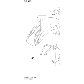 FRONT FENDER (VL800ZK4)