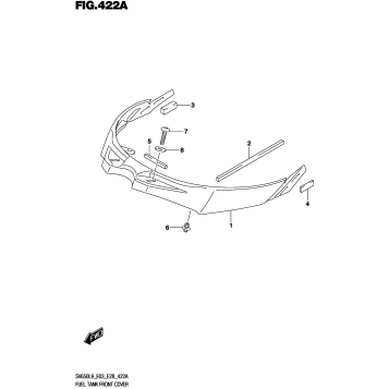FUEL TANK FRONT COVER