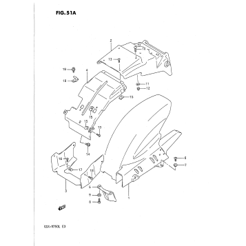 REAR FENDER (MODEL L)