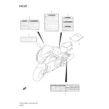 LABEL (GSX-R1000L1 E28)