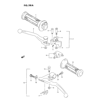 HANDLE LEVER (MODEL K/L/M/N/P/R/S/T)