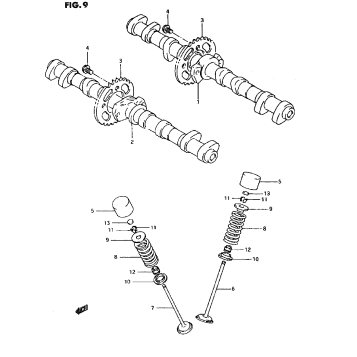 CAM SHAFT - VALVE