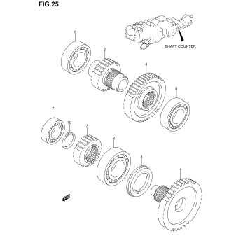 SHAFT COUNTER/IDLER (MODEL K3/K4)
