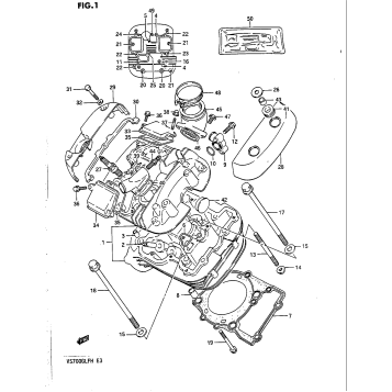 CYLINDER HEAD (FRONT)