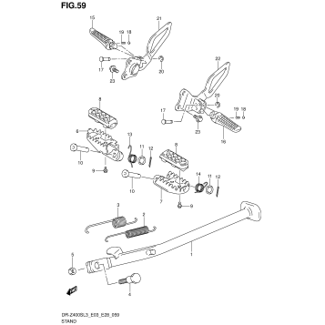 STAND (DR-Z400SL3 E28)