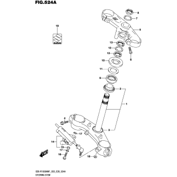 STEERING STEM (GSX-R1000A,GSX-R1000ZA)