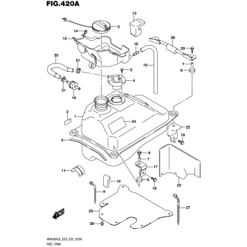 FUEL TANK (AN400AL6 E33)