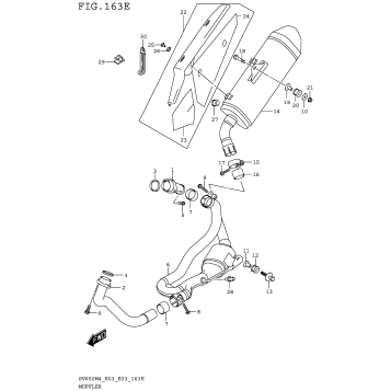 MUFFLER (SV650XAM4 E28)