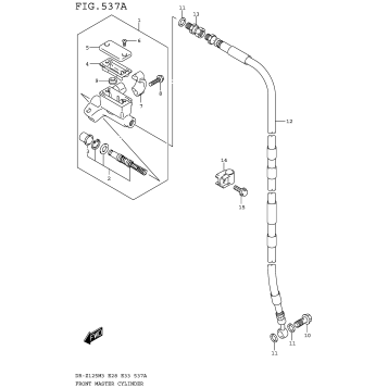 FRONT MASTER CYLINDER (DR-Z125LM3E28)